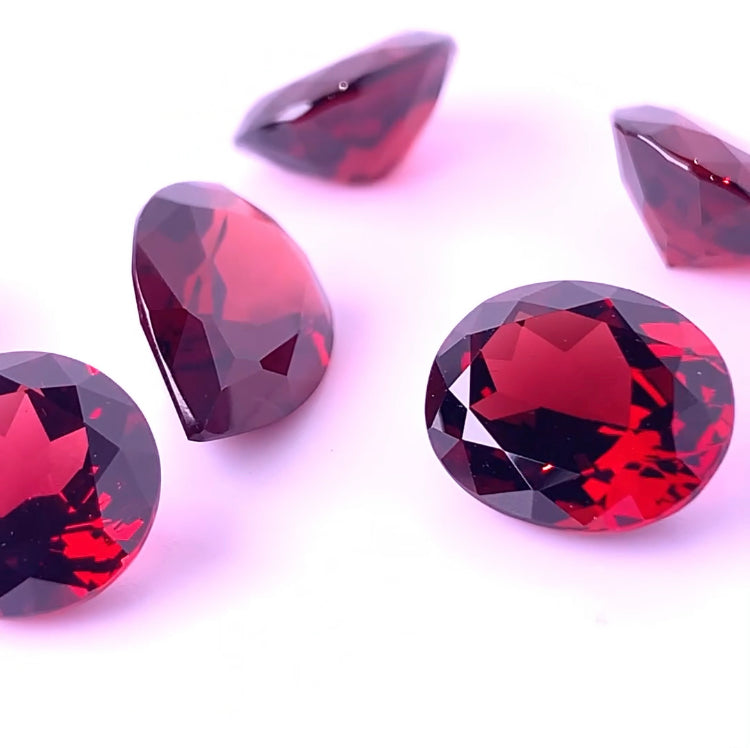 Garnet bright red, fine quality