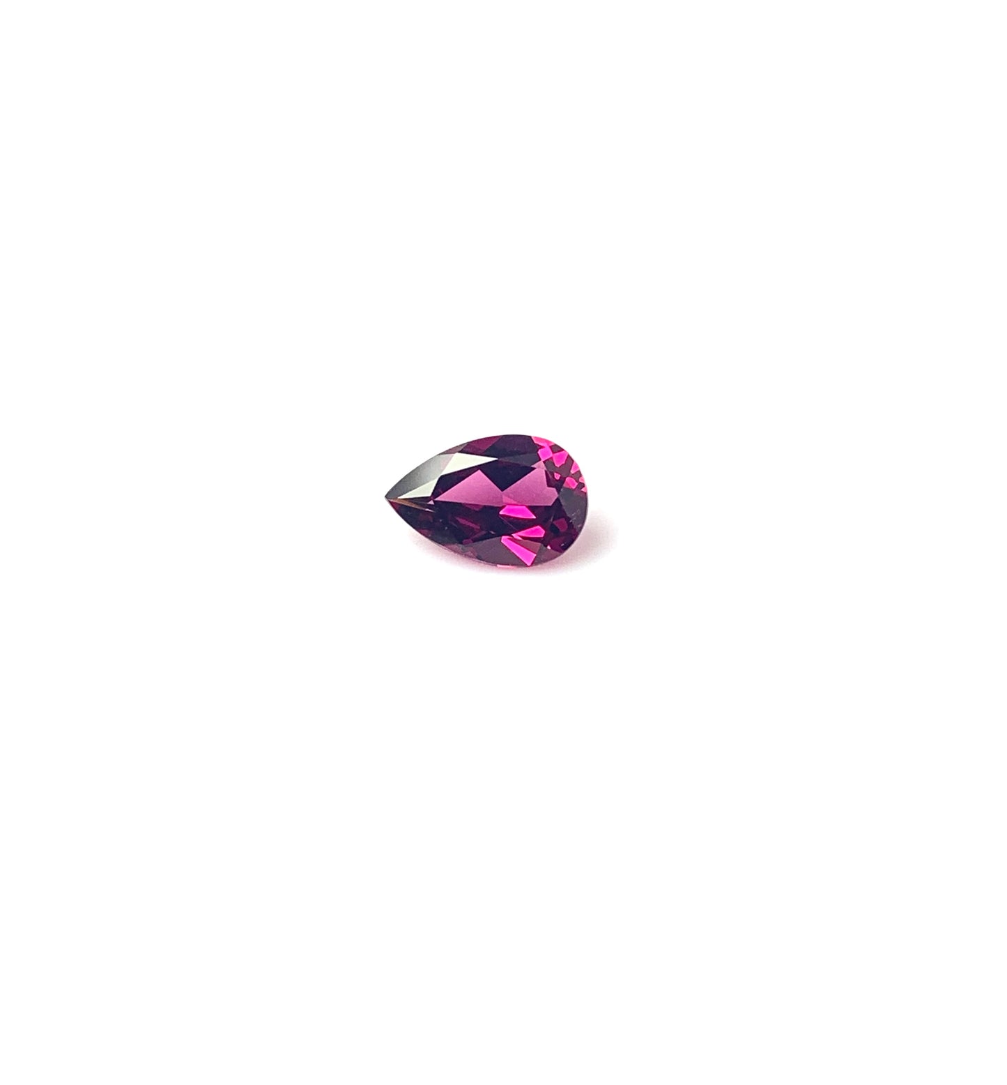 Rhodolite standard cut pearshape