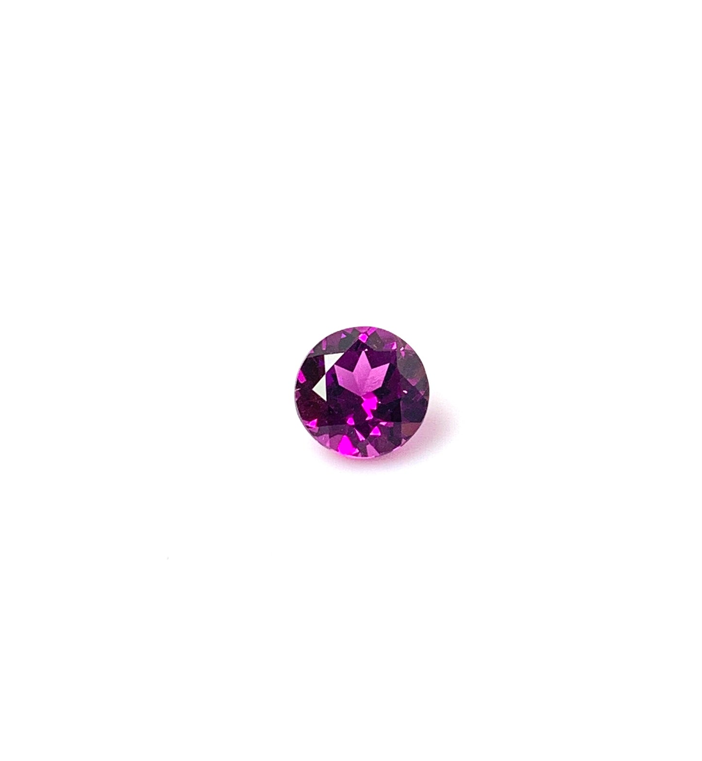 Royal Purple garnet, round