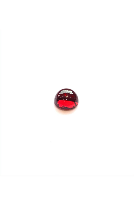 Garnet Cabochon light red hI round