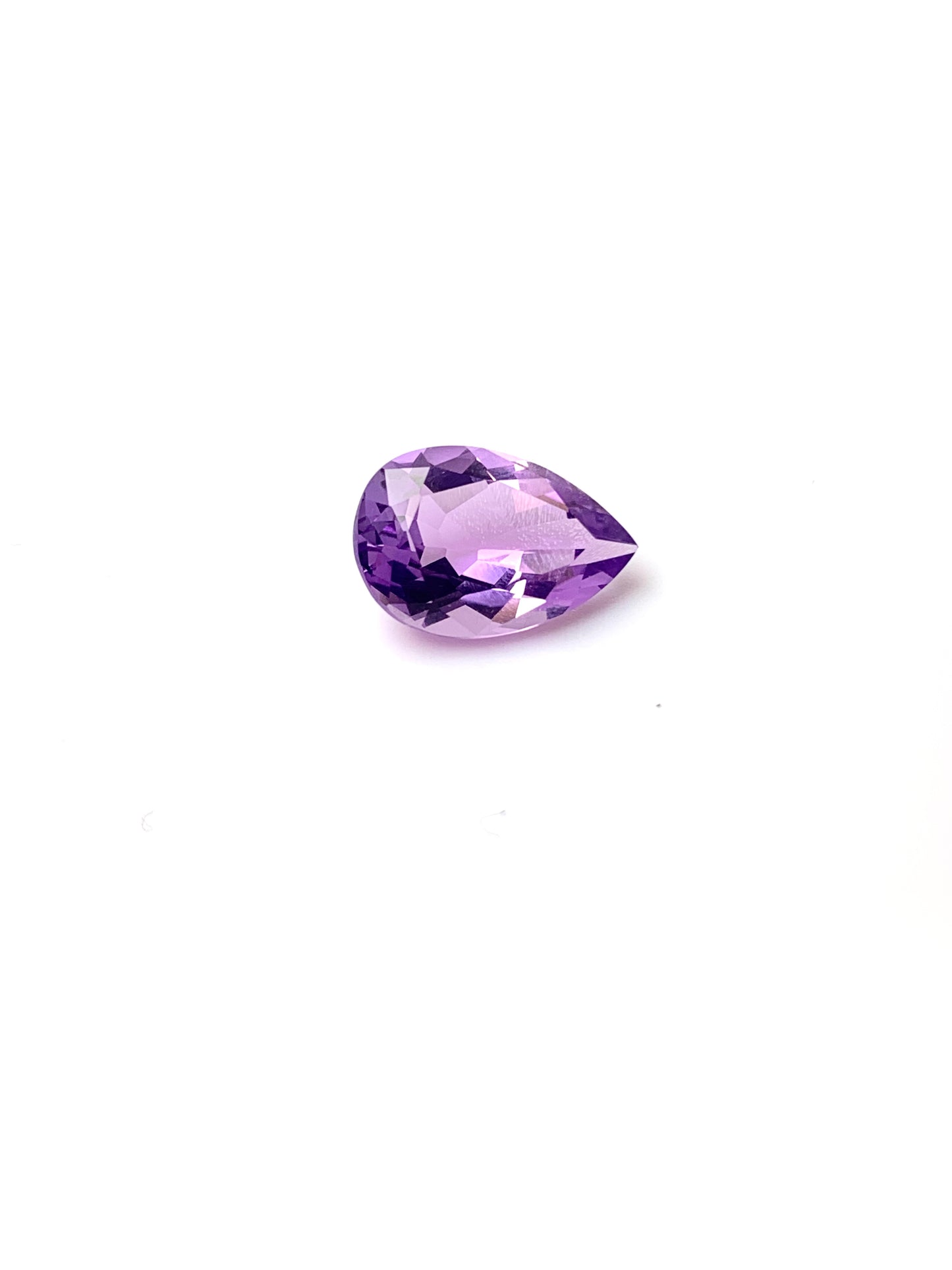 Amethyst standard cut pearshape