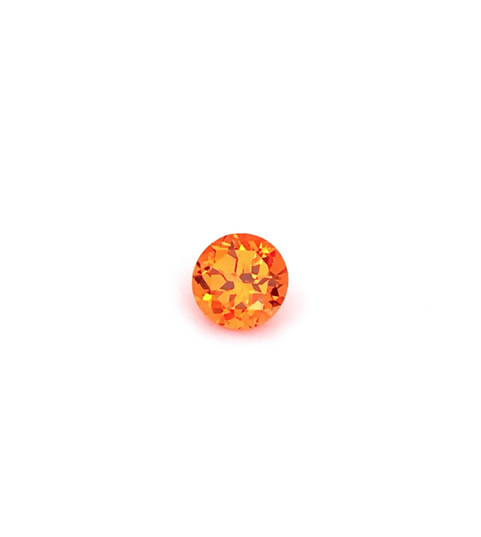 Mandarin garnet fac. round