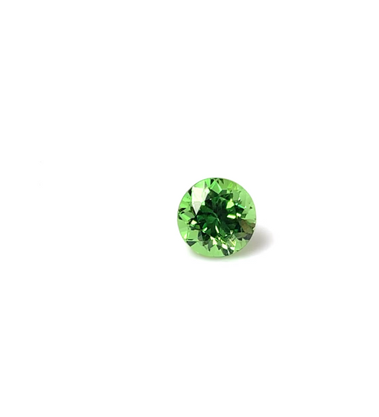 Tsavolite fac. garnet round, 1,32 cts