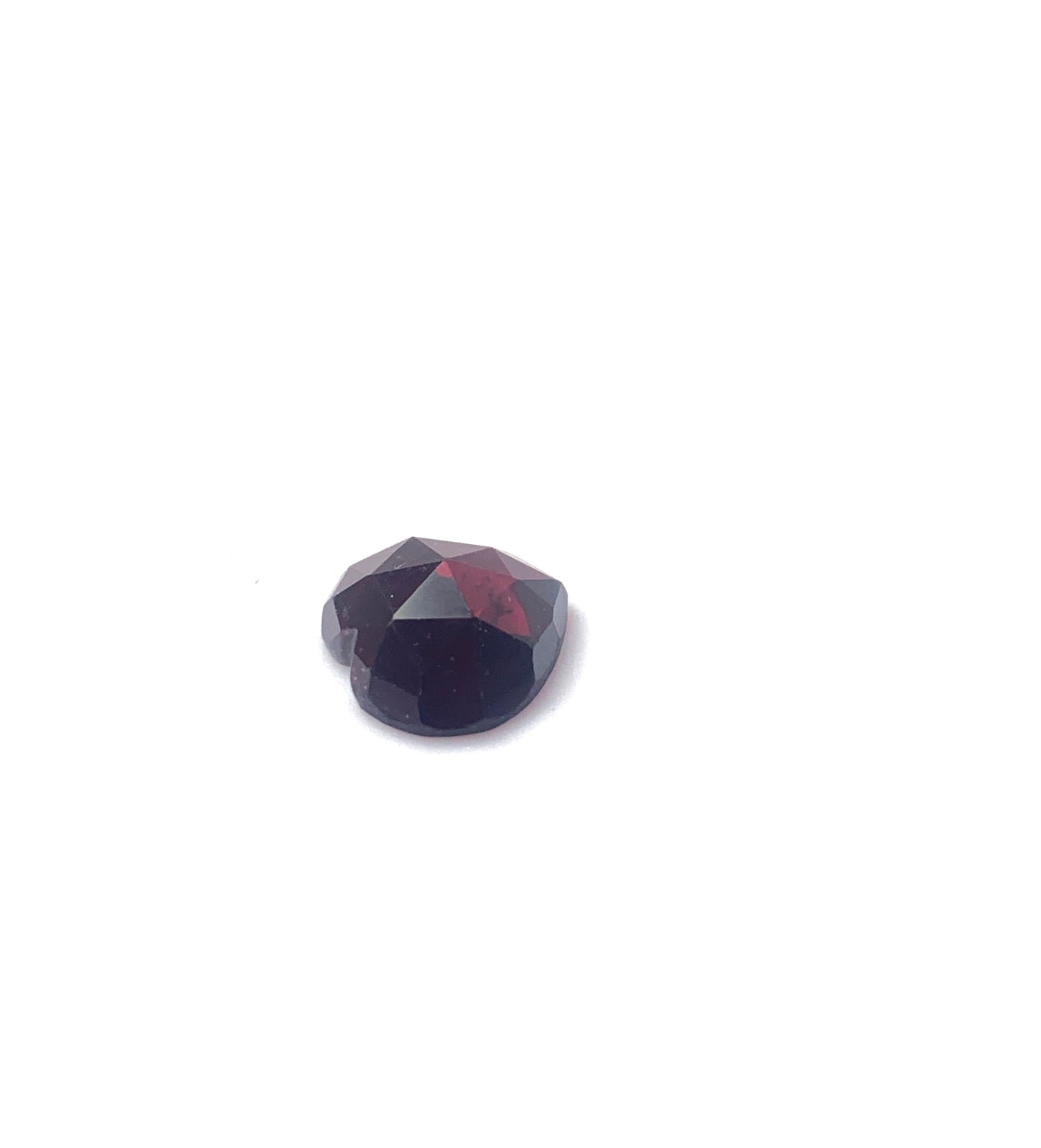 Garnet rosecut standard quality cqi, heartshape