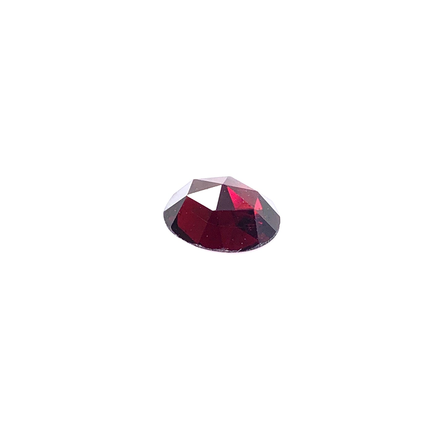 Garnet rosecut standard quality cqi, oval