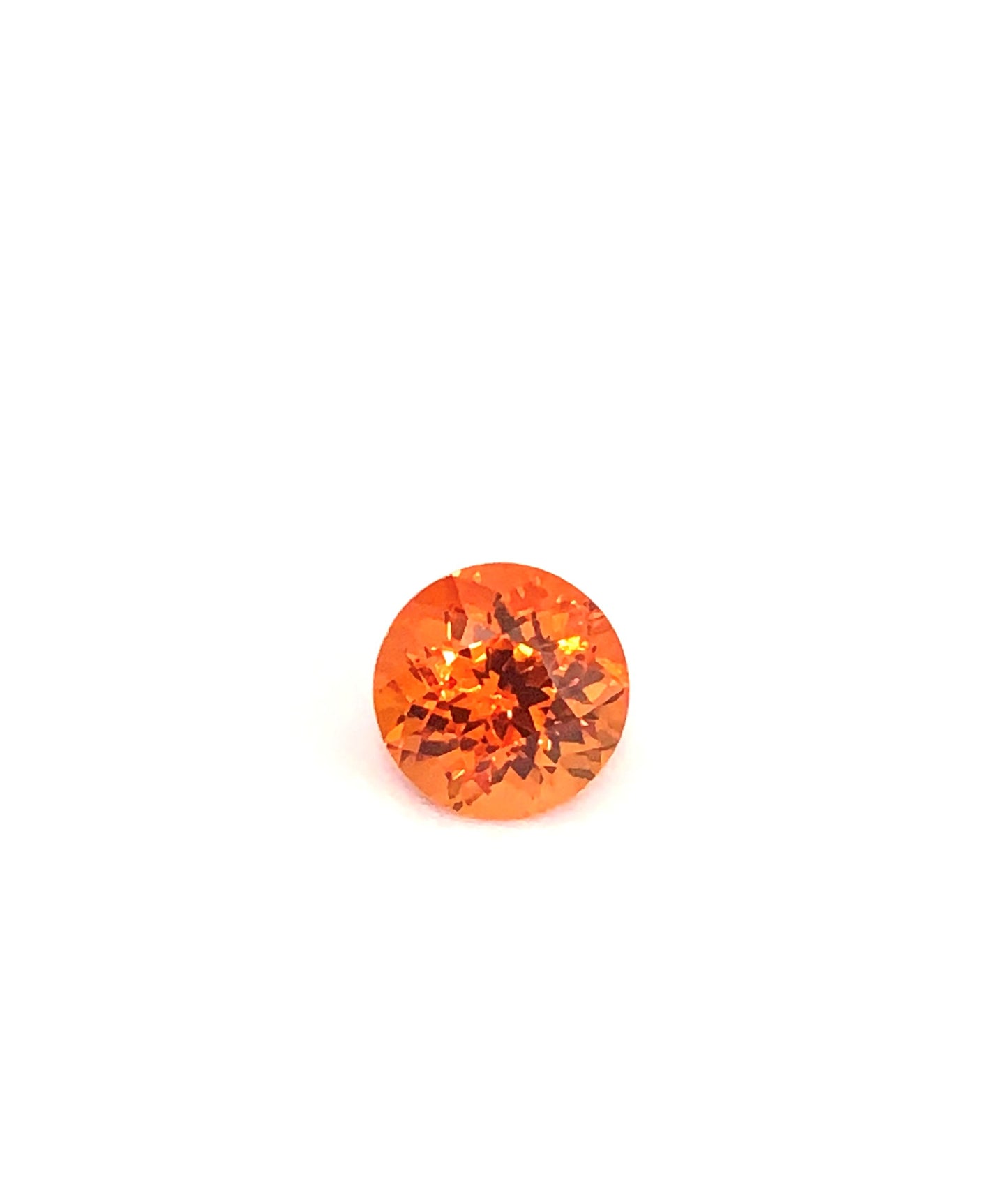 Mandarin garnet fac. round