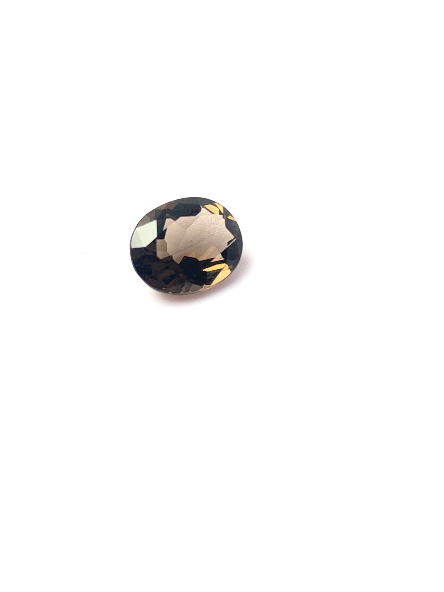 Smokey quartz, fac., standard quality, oval